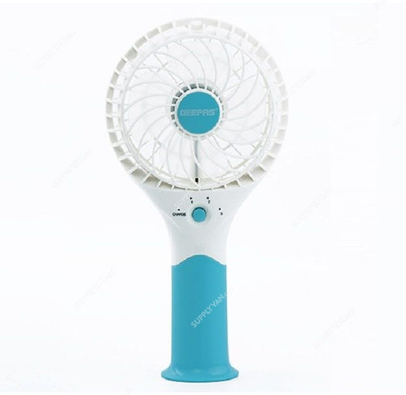 Geepas Rechargeable Mini Fan, GF9617, 7W
