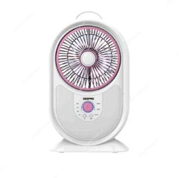 Geepas Rechargeable Mini Fan, GF9621, 15W