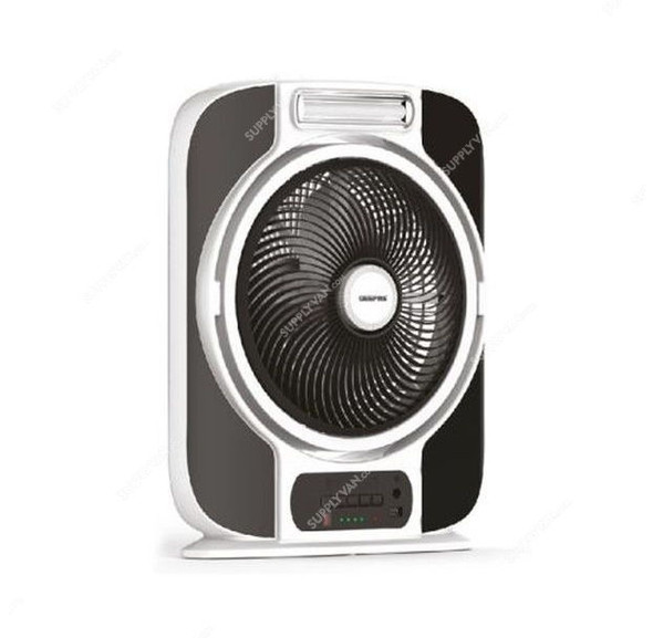 Geepas Rechargeable Fan, GF989, 12 Inch, 40W