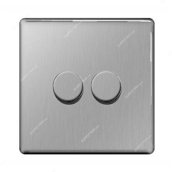 BG Dimmer Switch, FBS82P, 2 Gang, 2 Way, 400W