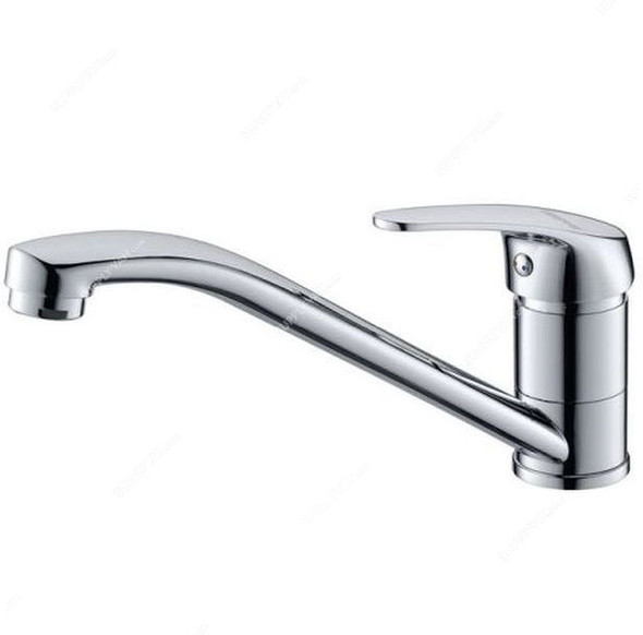 Geepas Sink Mixer, GSW61029, Brass, Silver