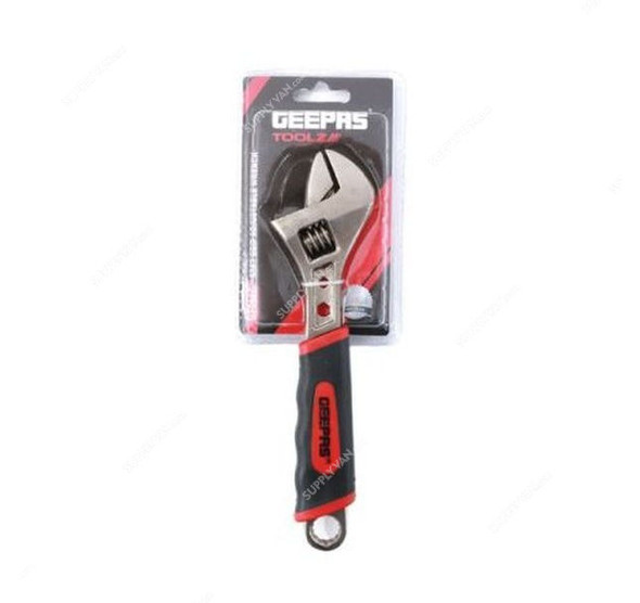 Geepas Soft Grip Adjustable Wrench, GT7642, 8 Inch