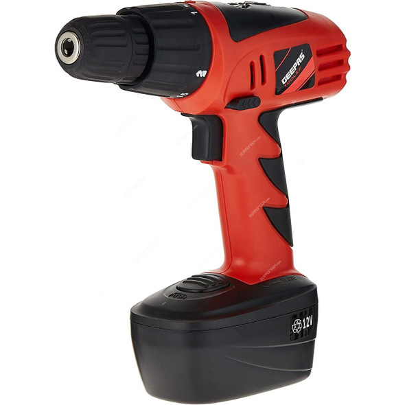 Geepas Cordless Drill, GCD7628, 12V