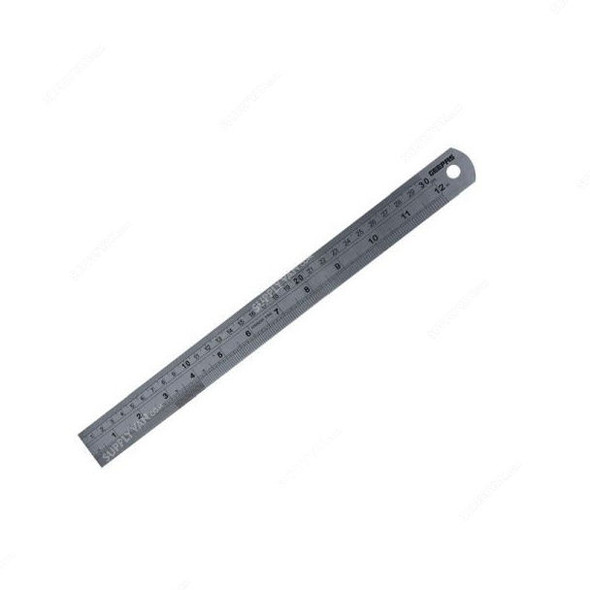 Geepas Ruler, GT59034, Stainless Steel, 12 Inch
