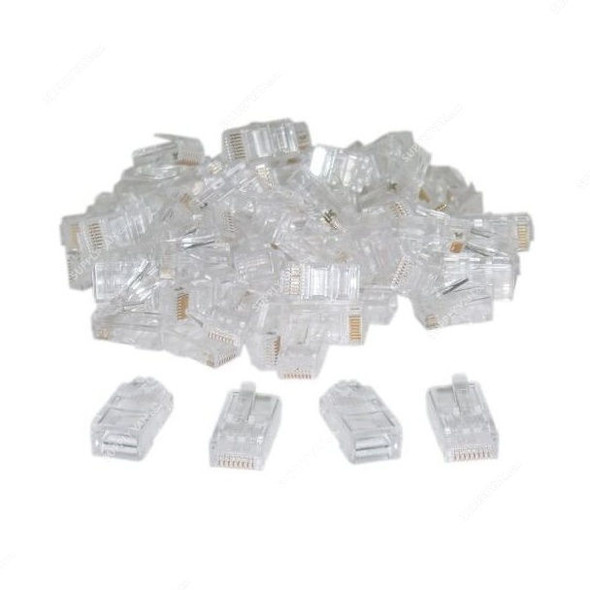 Hightech Modular Connector, RJ45, CAT6E, 100PCS