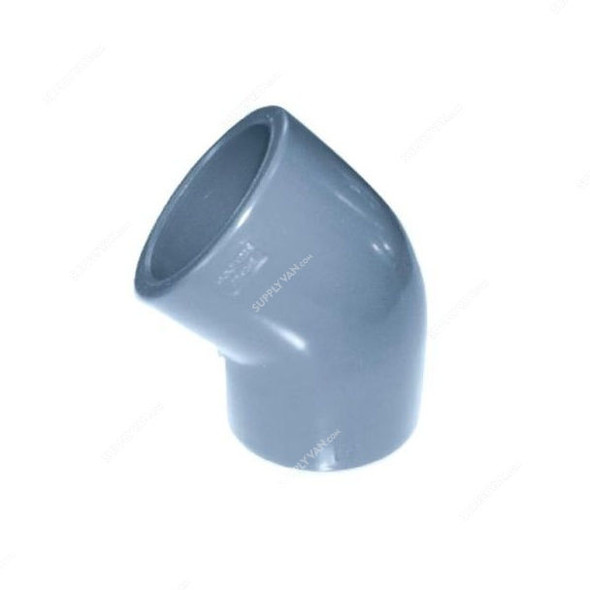 Atlas Elbow Pipe Fitting, E4540, UPVC, BSP, 40MM, 45 Degree