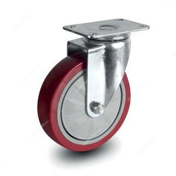 Swivel Plate Caster, 076075, Medium Duty, 7.5CM, 80Kg