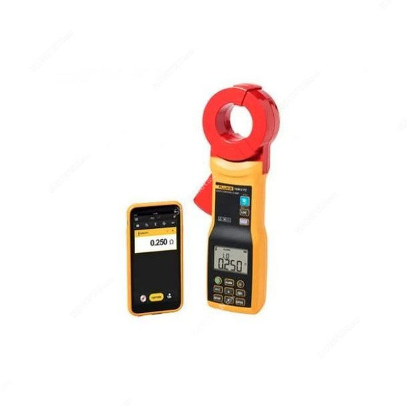 Fluke Earth Ground Clamp Meter, 1630-2-FC, 1000V