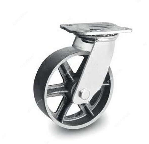 Swivel Plate Caster, 103125, Heavy Duty, 12.5CM, 350Kg