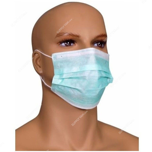 Disposable Mask With Filter Layer, CCL, Universal, Green, 50 Pcs/Pack