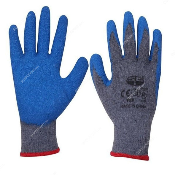 Ski Latex Coated Gloves, PEV, Size10, Blue, PK12
