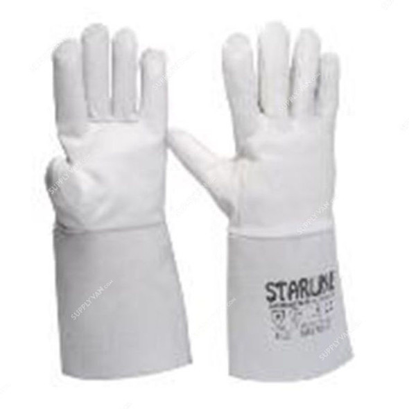 Starline Welding Gloves, SLT, Free Size, White