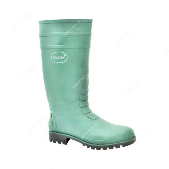 Vaultex Steel Toe Gumboots, RBG, Size38, Green, Mid Calf