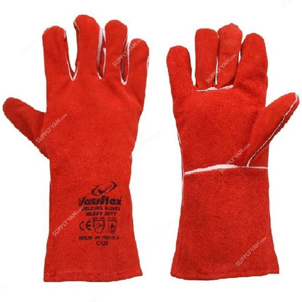 Vaultex Welding Gloves, CQT, Red, PK12