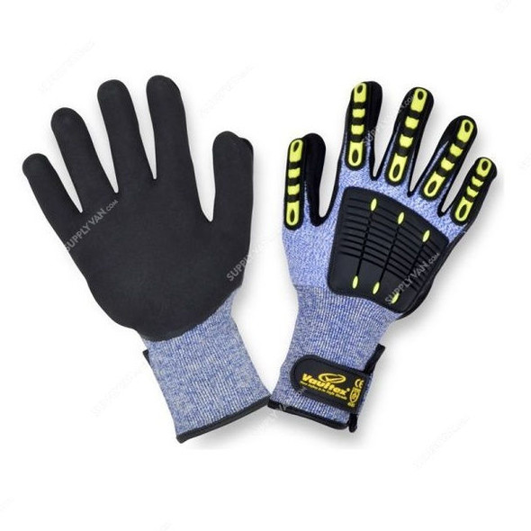 Vaultex Mechanics Gloves, RUB, Free Size, Grey