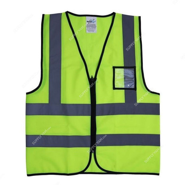 Vaultex Safety Vest, BUP, 116GSM, L, Yellow