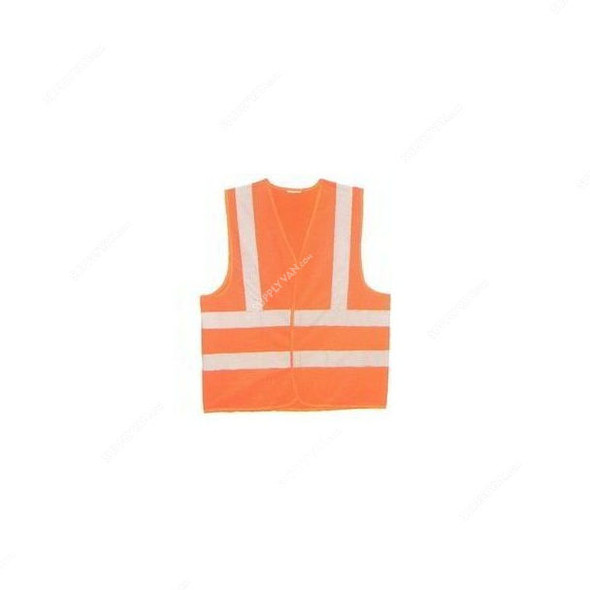 Vaultex Reflective Vest, VFJ, One Size Fits All, Orange