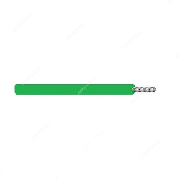 Hookup Cable Wire, PE-0415GN, 100 Mtrs, Green