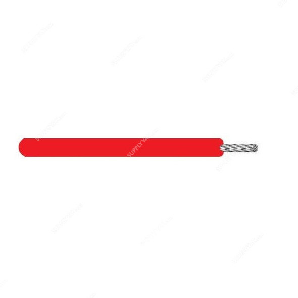 Hookup Cable Wire, PE-0435R, 100 Mtrs, Red