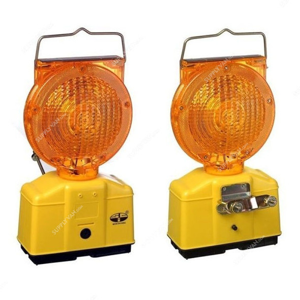 Sci Solar Flashing Light With Bracket, S1317, Amber