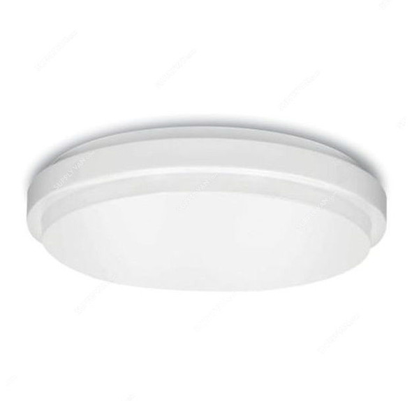 Ecolit LED Ceiling Light, EL3113W, Doom, 100-240VAC, 24W, 3000K