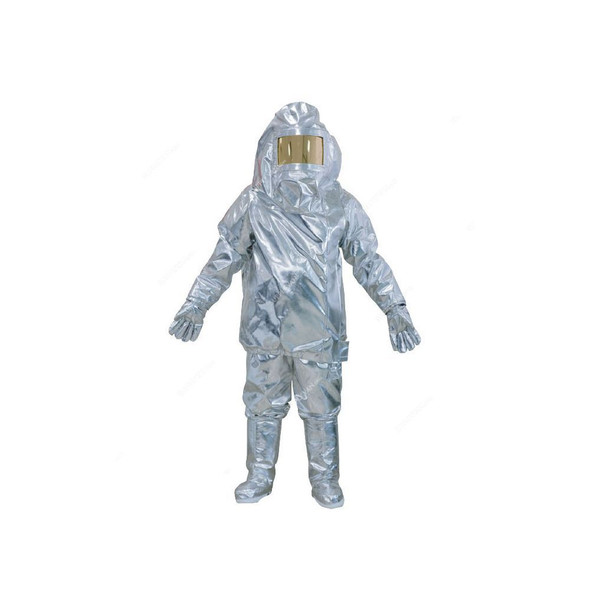 Naffco Fire Fighting Encapsulated Suit, BDFE-900-1, Aramid, Free Size