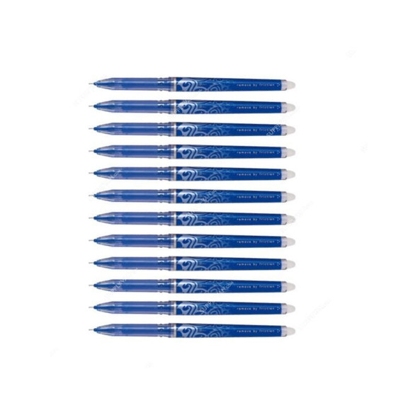 Pilot Erasable Rollerball Pen, BL-FRP-5-L, Frixion, 0.5MM, Blue, PK12
