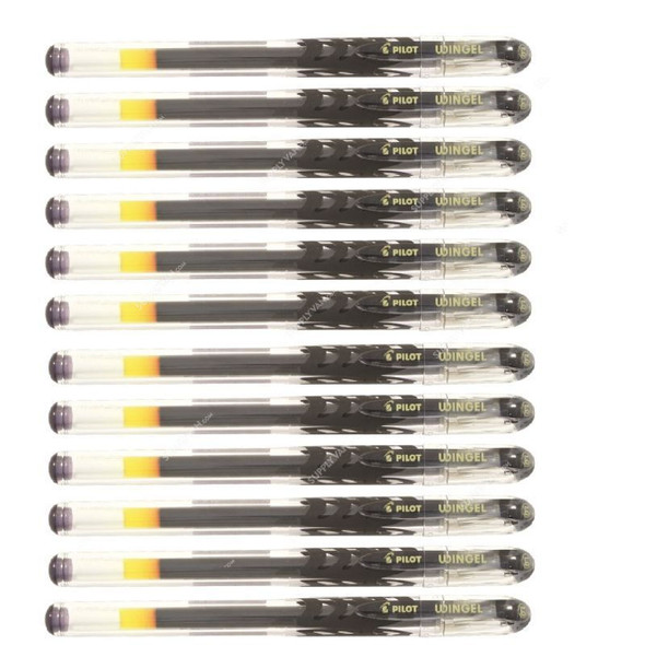 Pilot Gel Ink Rollerball Pen, BL-WG7-B, Wingel, 0.7MM, Black, PK12