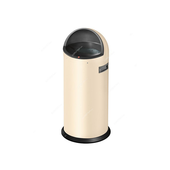 Hailo Waste Bin, HLO-0850-199, Kickvisier XL, 36 Litres, Vanilla