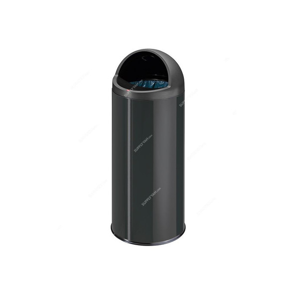 Hailo Waste Bin, HLO-0845-540, Big Bin Cap, 46 Litres, Black