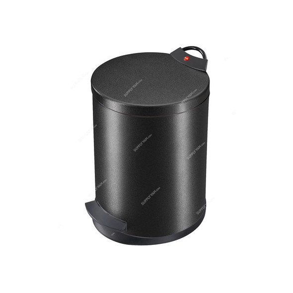 Hailo Pedal Waste Bin, HLO-0520-161, Pedal Bin T2 L, 19 Litres, Black