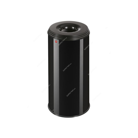 Hailo Waste Bin, HLO-0950-732, ProfiLine Safe XL, 45 Litres, Black