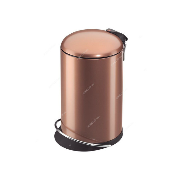 Hailo Pedal Waste Bin, HLO-0516-100, TopDesign M, 13 Litres, Copper