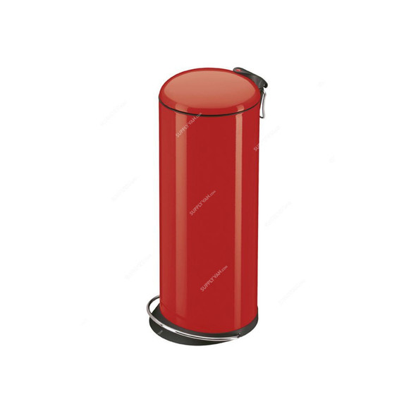 Hailo Pedal Waste Bin, HLO-0523-919, TopDesign L, 24 Litres, Red