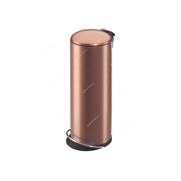 Hailo Pedal Waste Bin, HLO-0523-100, TopDesign L, 24 Litres, Copper