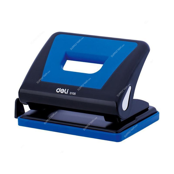 Deli Paper Punch, E0105, 15 Sheets, Blue