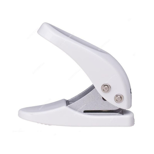 Deli Mini Paper Punch, E0111, 10 Sheets, White