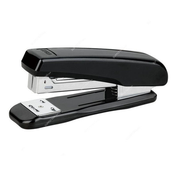 Deli Half Strip Stapler, E0306, 25 Sheets, Black