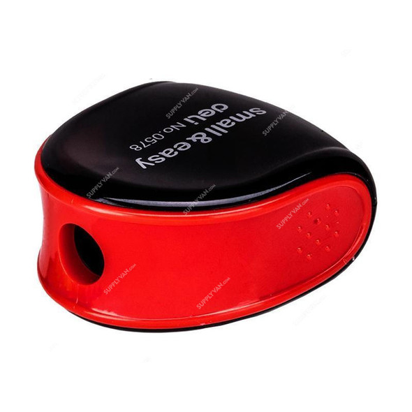 Deli Sharpener With Canister, E0578, 1 Hole, Red
