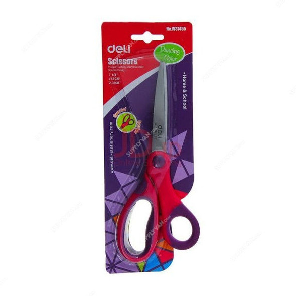 Deli Scissor, E37455, 180MM, Magenta/Purple
