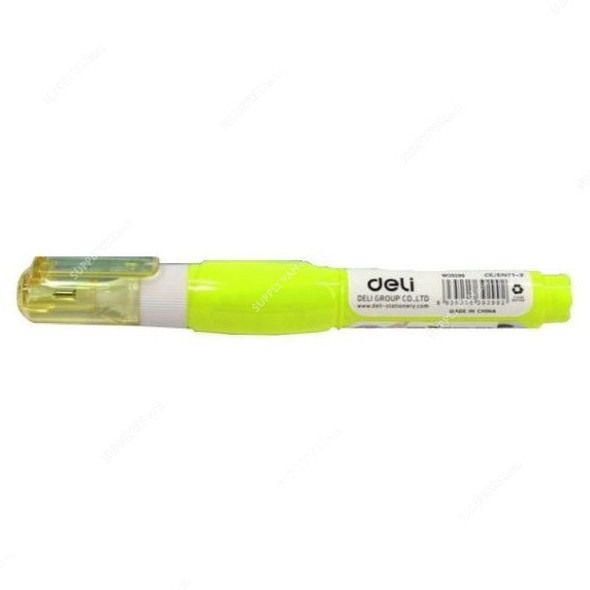 Deli Correction Pen, E39299, 7ML, Green