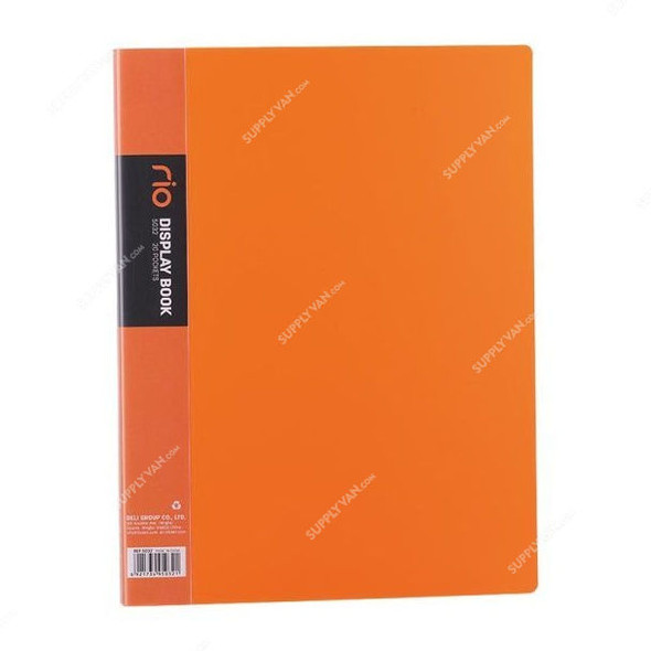 Deli Display File, E5032, Rio, 20 Pocket, Orange