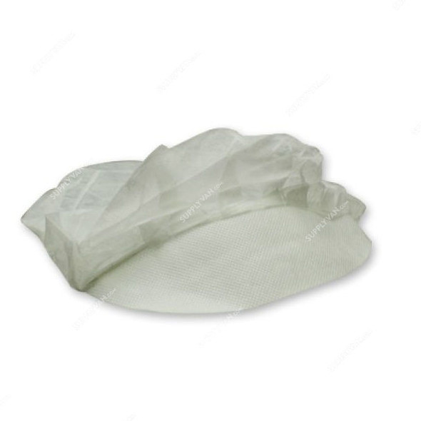 Hotpack Non-Woven Peak Cap, Npc, White, 1000 Pcs/Carton