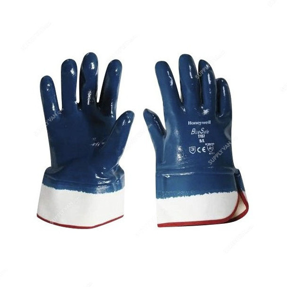 Honeywell Cuff Gloves, NGP, Bluesafe, Size10, Blue, PK24