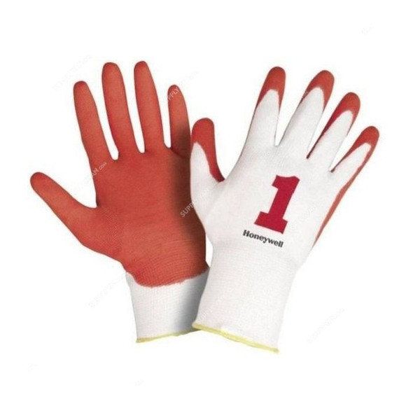 Honeywell Gloves, CVE9, Check and Go, Size10, Red and White, PK20