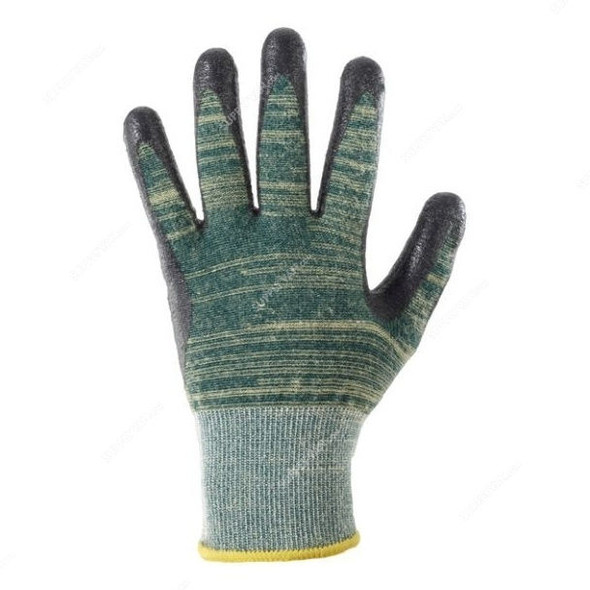 Honeywell Gloves, MDL, SHARPFLEX Nit, Size10, Yellow and Green, PK20 , PK20
