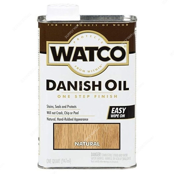 Rust-Oleum Danish Oil, 65731, WATCO, 1 Gallon, Natural