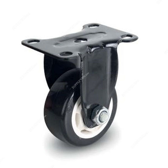 NSF Germany Fix Plate Caster, 25040, Light Duty, 4.2CM, 50KG