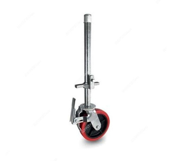 NSF Germany Scaffolding Wheel With Threaded Rod, 087500, Heavy Duty, 20CM, 350KG