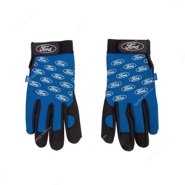 Ford Working Gloves, FHT0394, M, Black and Blue